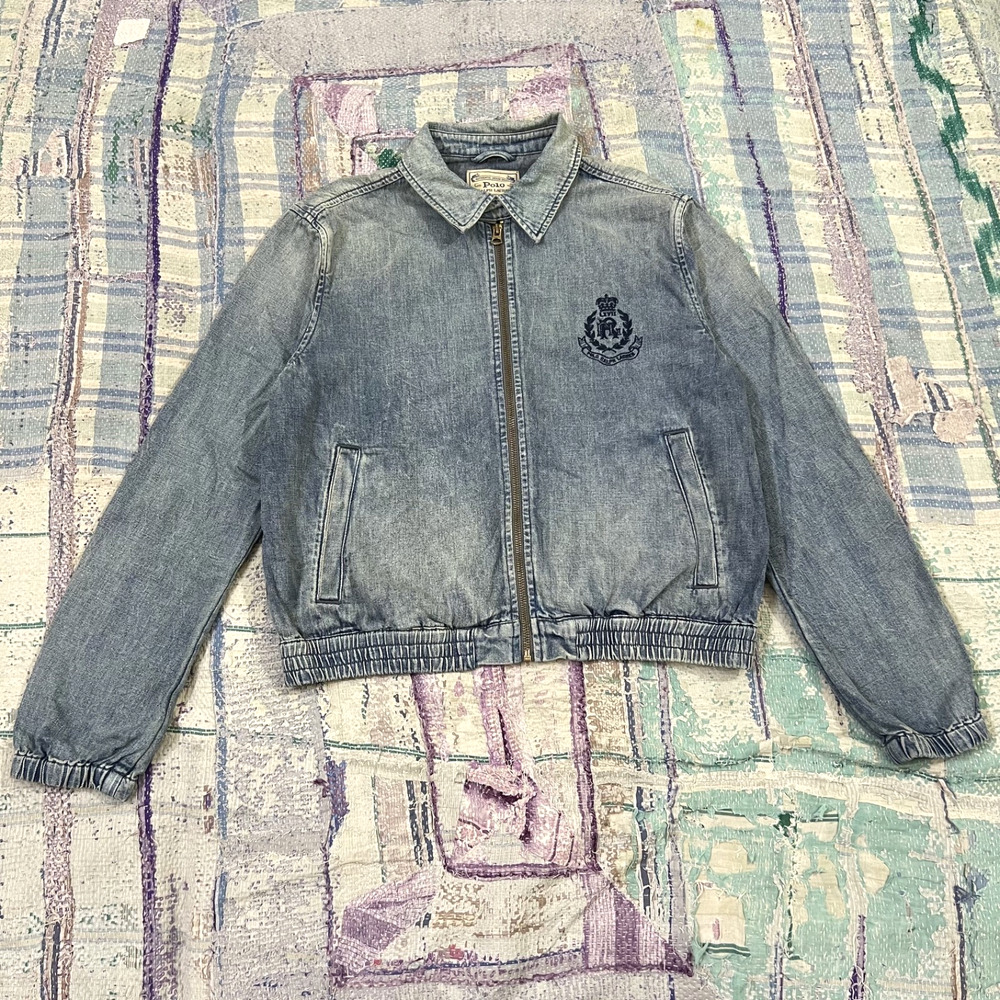 Vintage Polo Ralph Lauren Crown logo Harrington Jacket M